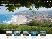 Tablet Screenshot of basquecountry-tourism.com